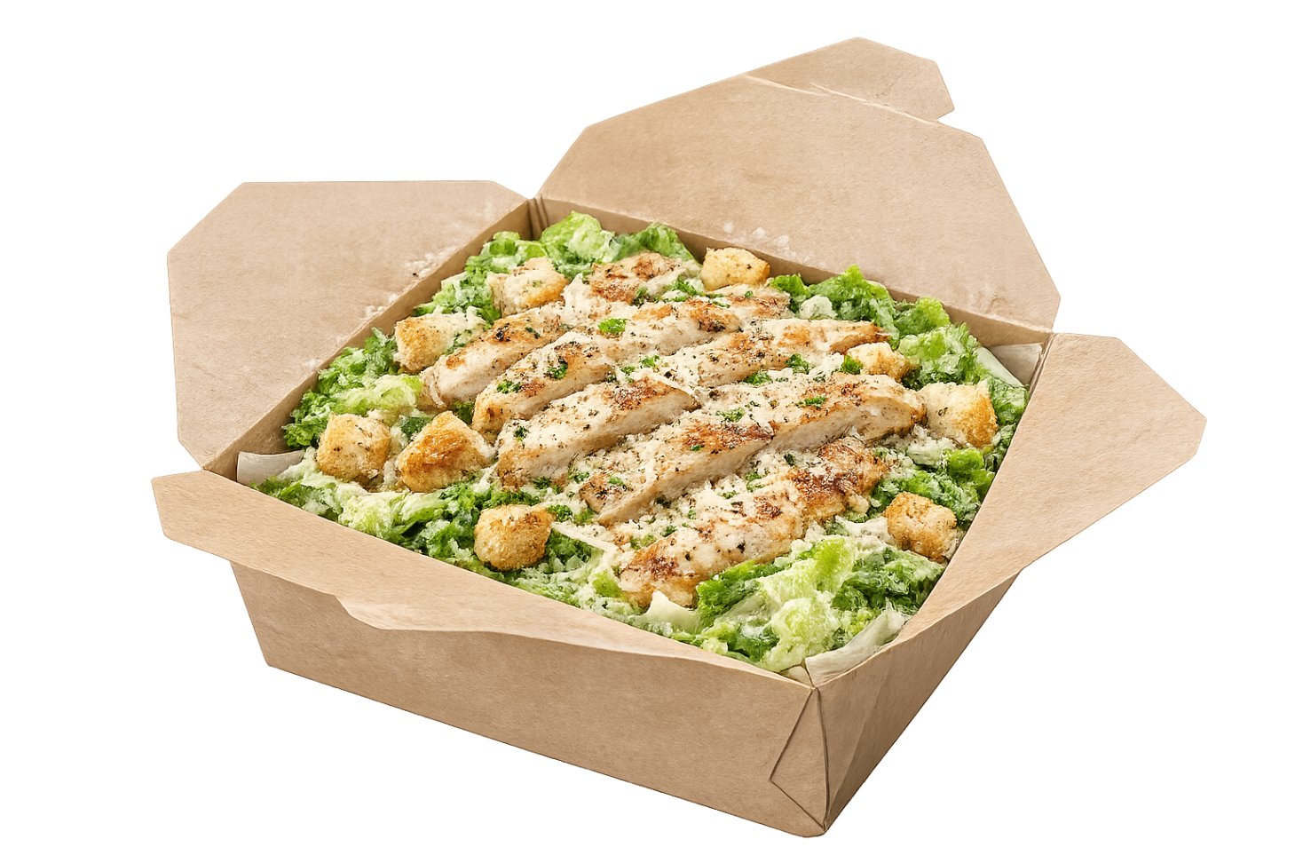Chicken Caesar salad at Pelican Bistro