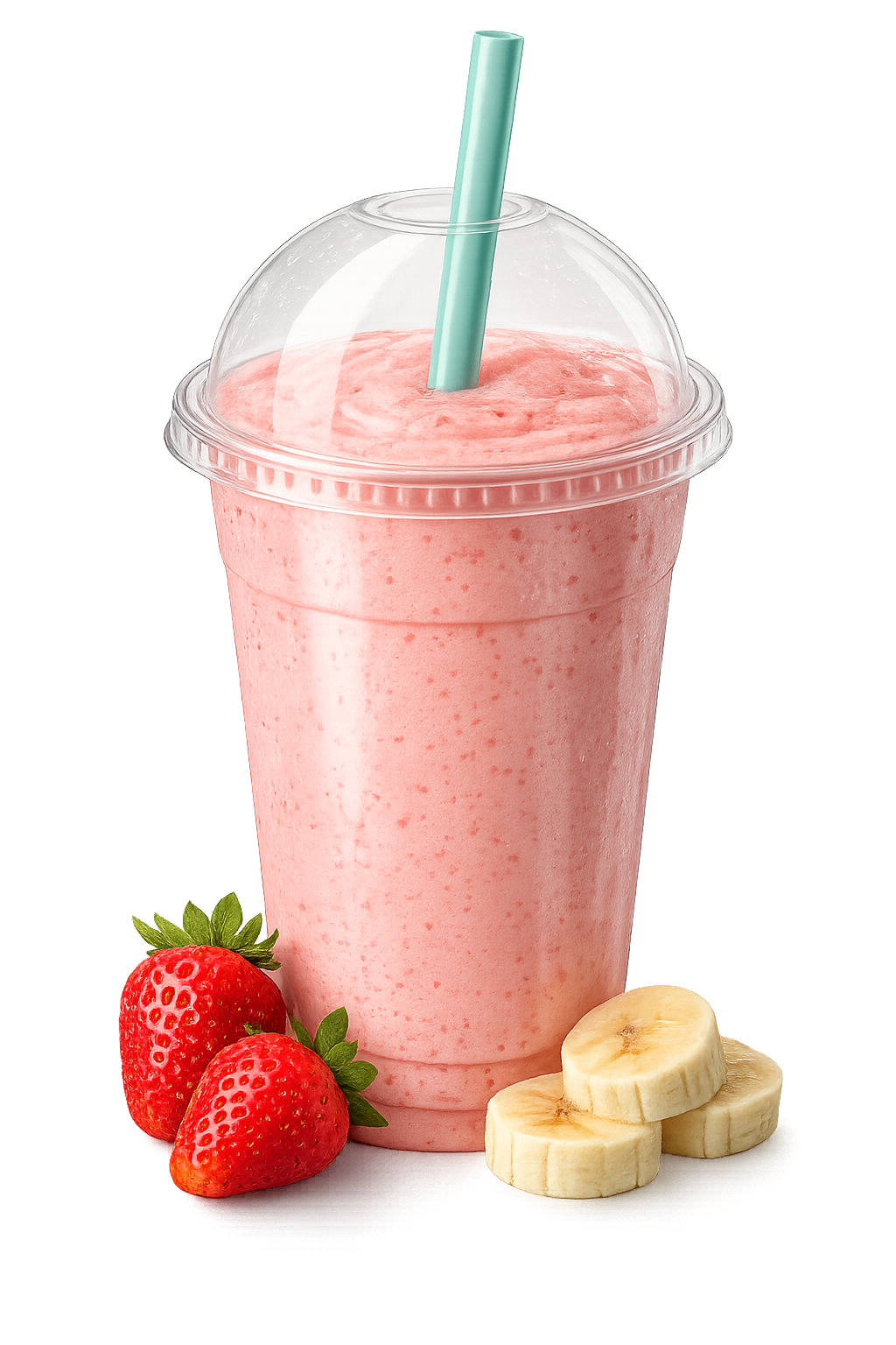Strawberry banana smoothie at Pelican Bistro